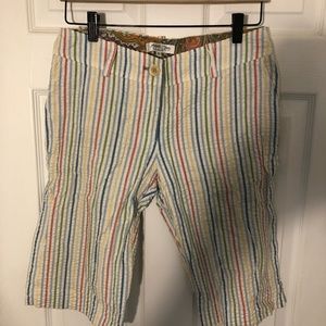 Margaret Oleary Seersucker shorts